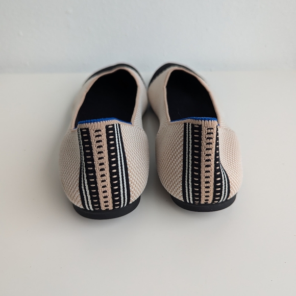 💚 Rothys The Square Tuxedo woman's flat shoes - Picture 10 of 14